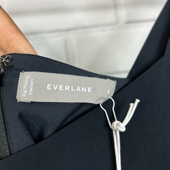 Everlane The Japanese GoWeave Slip Jumpsuit Black size 8 - Picture 4 of 9
